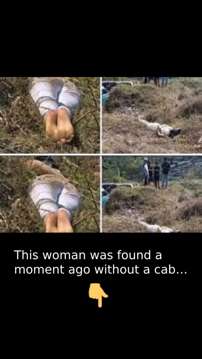 This woman was found a moment ago without a cab… See more